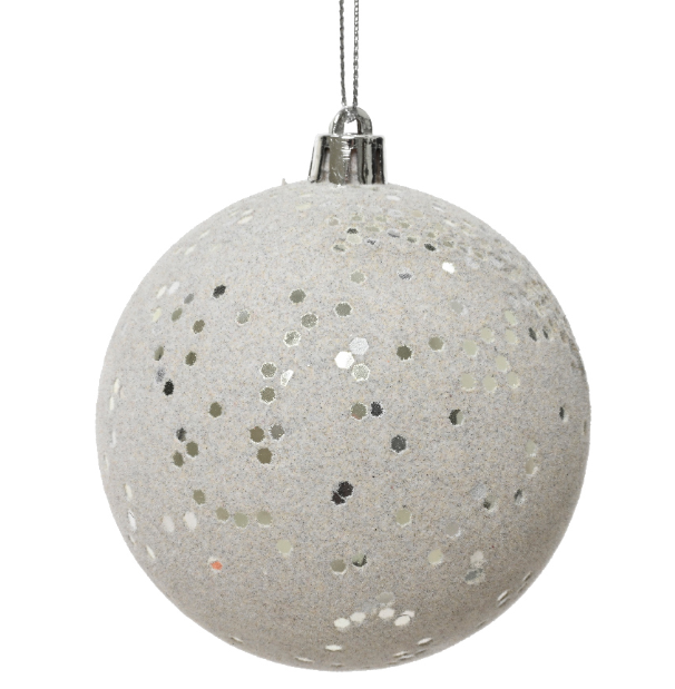 Bubble shatterproof white dotted