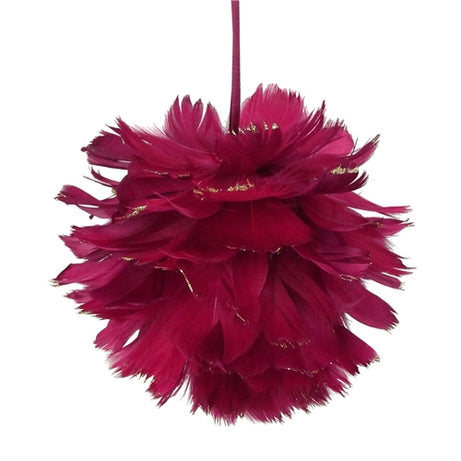 Red Christmas Ball Ornament (size small)