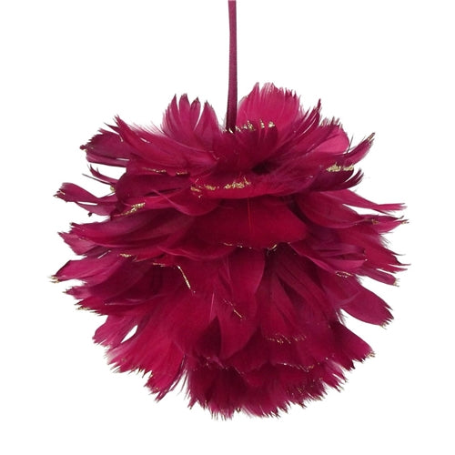 Red Christmas Ball Ornament (size small)