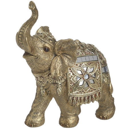 RESIN ELEPHANT GOLDEN