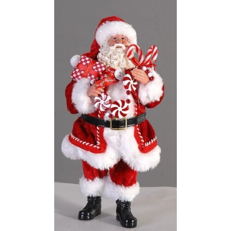 Standing Santa claus w/candies 26cm