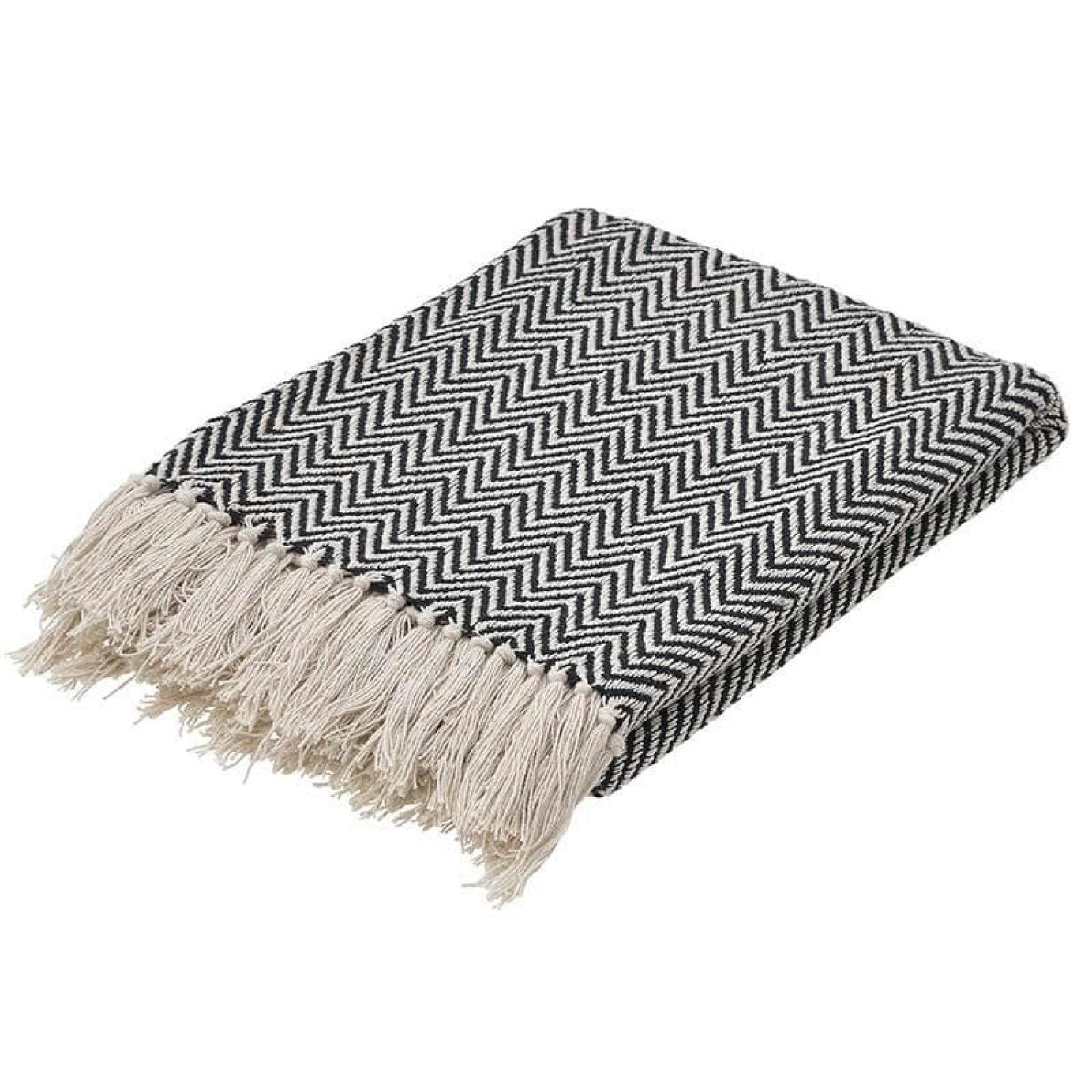 Black Cotton throw