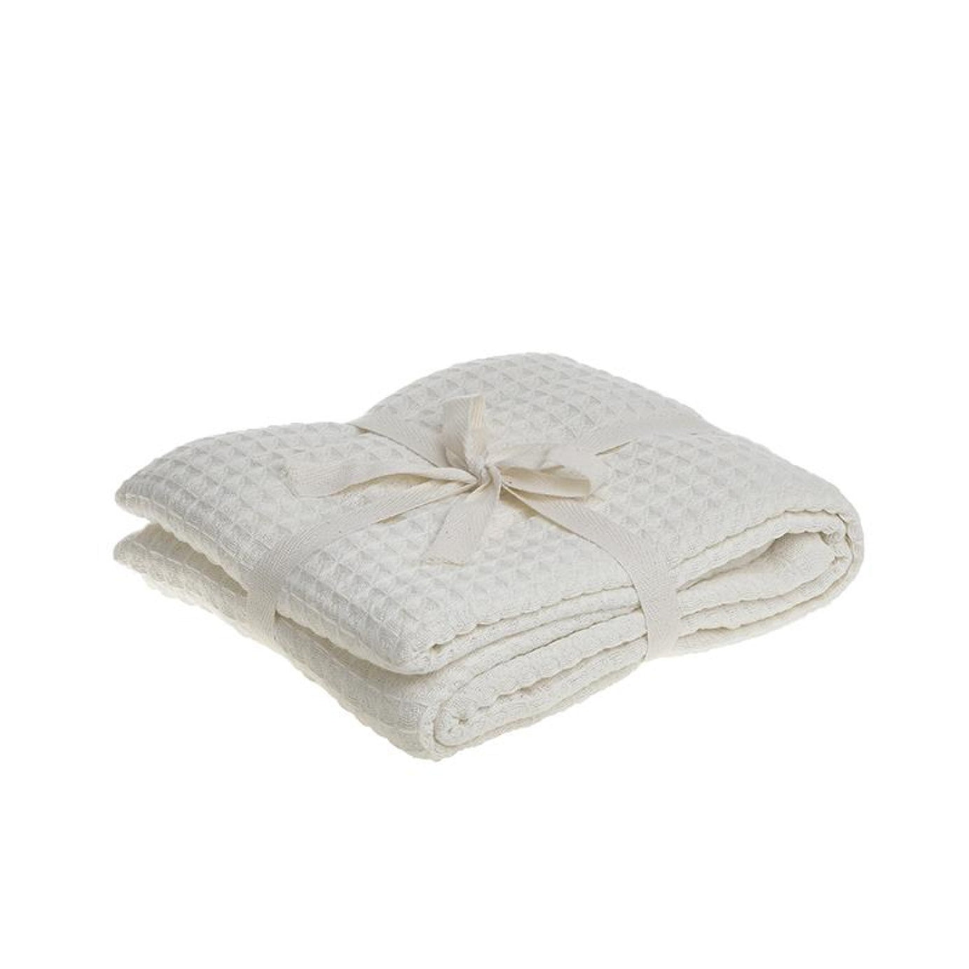 Cotton waffle Blanket W