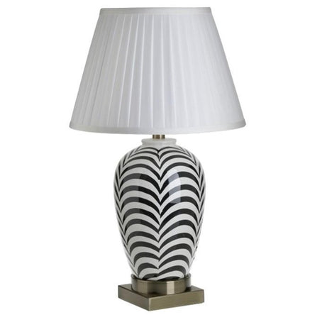 Zebra Ceramic table lamp