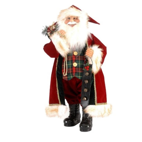 Red/Green Santa Claus 64cm