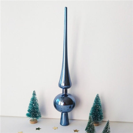 Christmas tree ornament spine blue