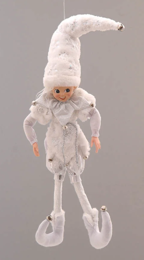 White Christmas Elf – 66cm