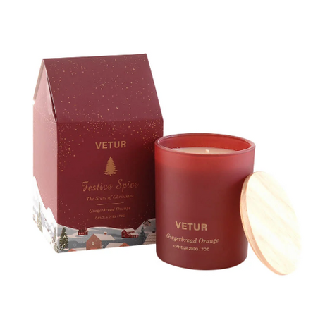 Gingerbread & Orange Soy Candle with Gift Box – 200g