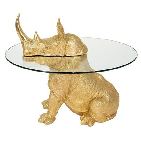 Hippo golden Side table