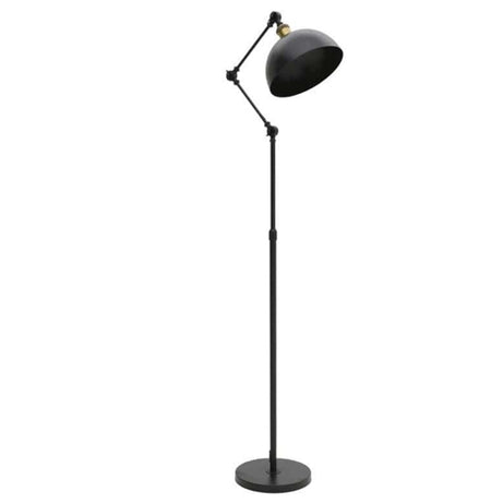 Black floor lamp