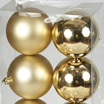 10cm/4pcs Ball gold pack