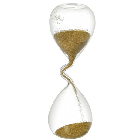 HOURGLASS CLEAR/GOLDEN