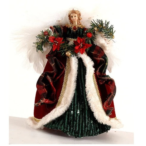 Red/Green Angel tree top