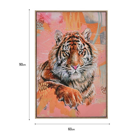 CANVAS WALL ART TIGER