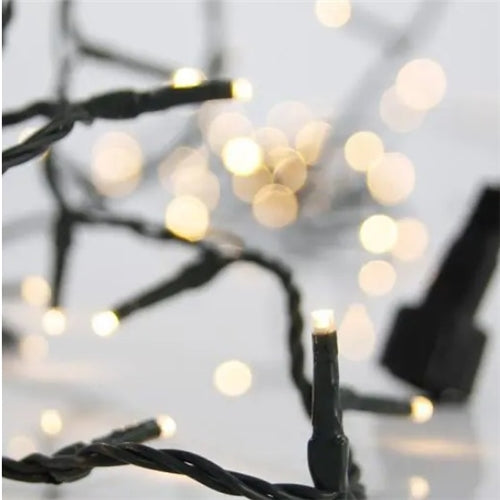 100 LED Daylight White Christmas String Lights - 3mm - 5cm Spacing - Indoor (IP44)