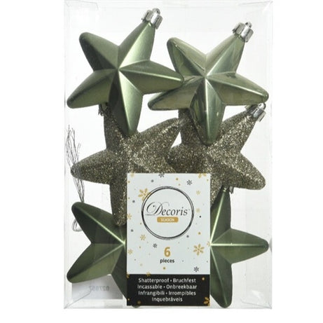 Christmas star ornament green