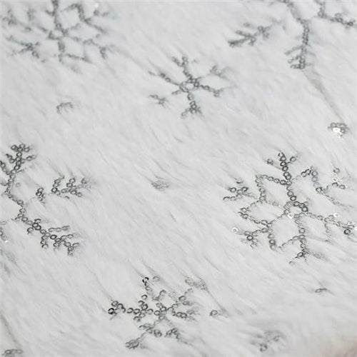 Silver snowflake skirt