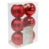 8cm/6pcs Ball red pack