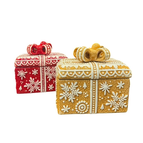 Christmas Candy box red/or Brown  small size