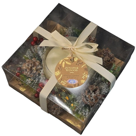 Christmas scented candle box