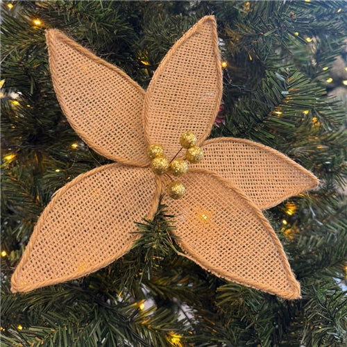 Brown Christmas Decorative Flower