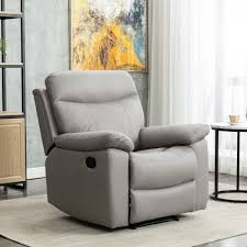 Grey recliner