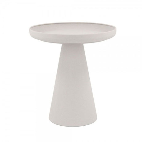 white side table