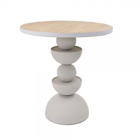 wooden metal side table 2