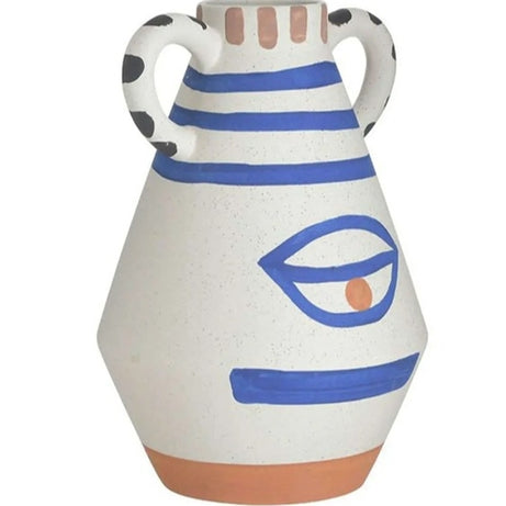 CERAMIC VASE MULTICOLOR