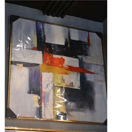 orange painting 80x80