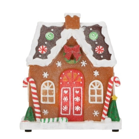 Gingerbread House LED Sugar Candy Look 17,6cm