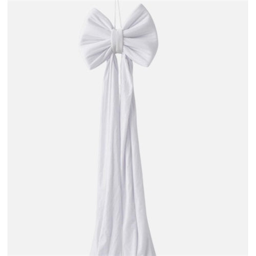 Big velvet bow (white)