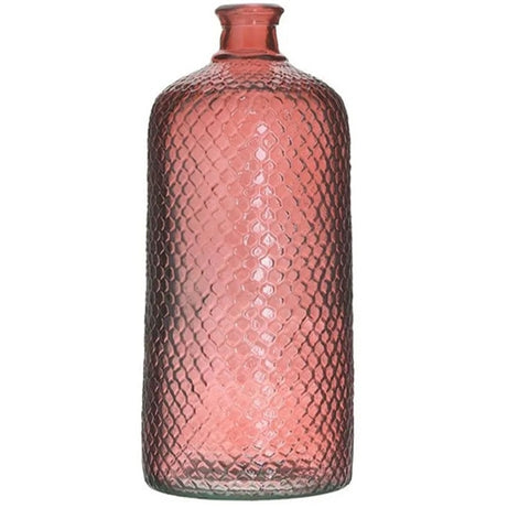 GLASS VASE RED