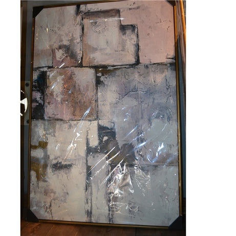 Boxes Abstract painting 70x100