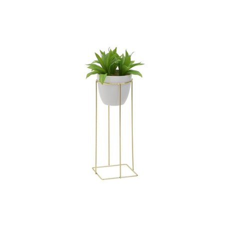 Planter on metal stand