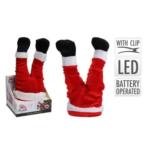 Santa Claus moving legs