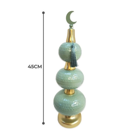 Triple mosque dome - green