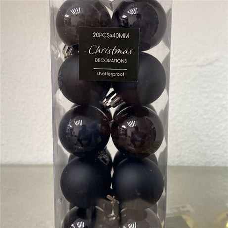 Christmas Decoration balls black