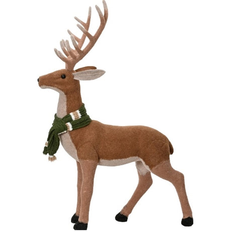 Deer foam flock scarf