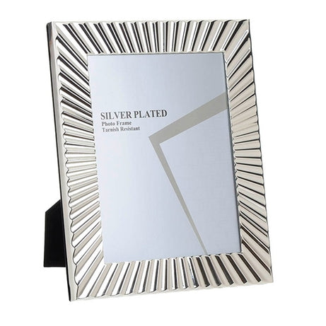 Metallic silver plated frame 1