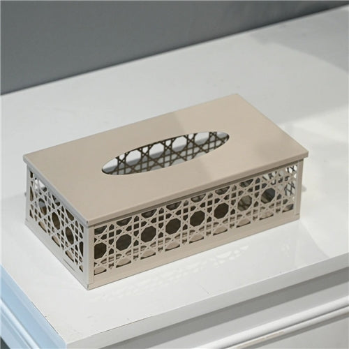 Tissue Box metal - Ivory