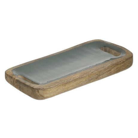 Natural green tray