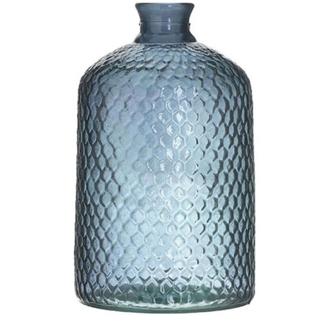 GLASS VASE BLUE 1