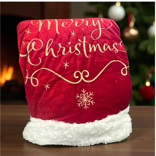 Burgundy christmas skirt