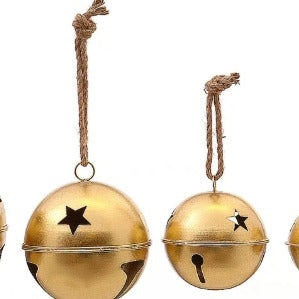 Metal gold decorative bell