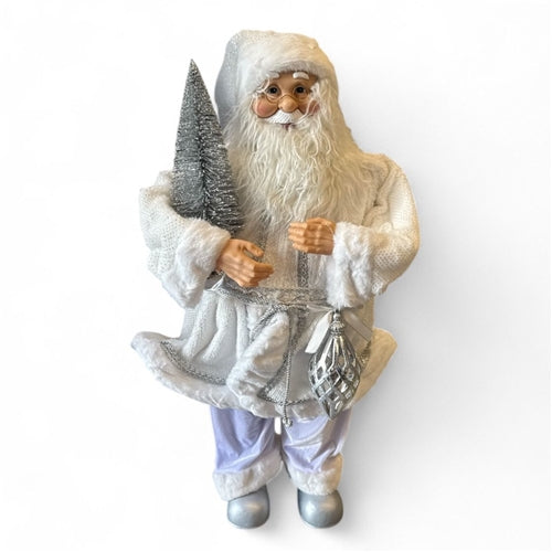Santa claus silver 60cm