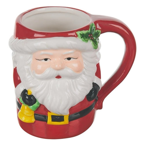 Tall christmas mug santa