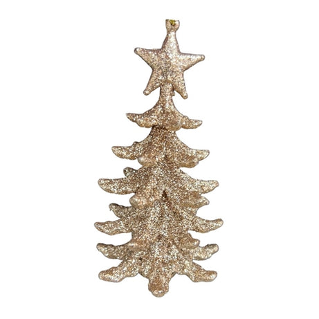 Gold decorative tree ornament