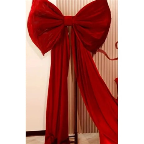 Big velvet bow (red)
