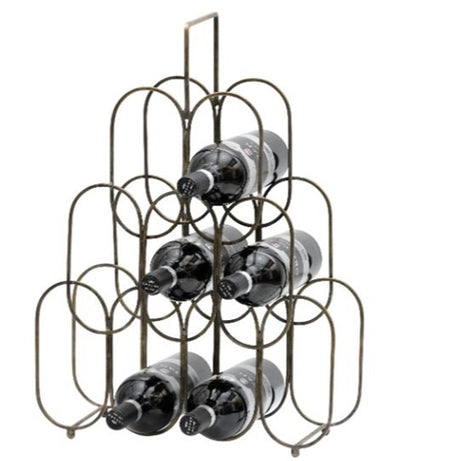 Wine Holder Black 5 bottles